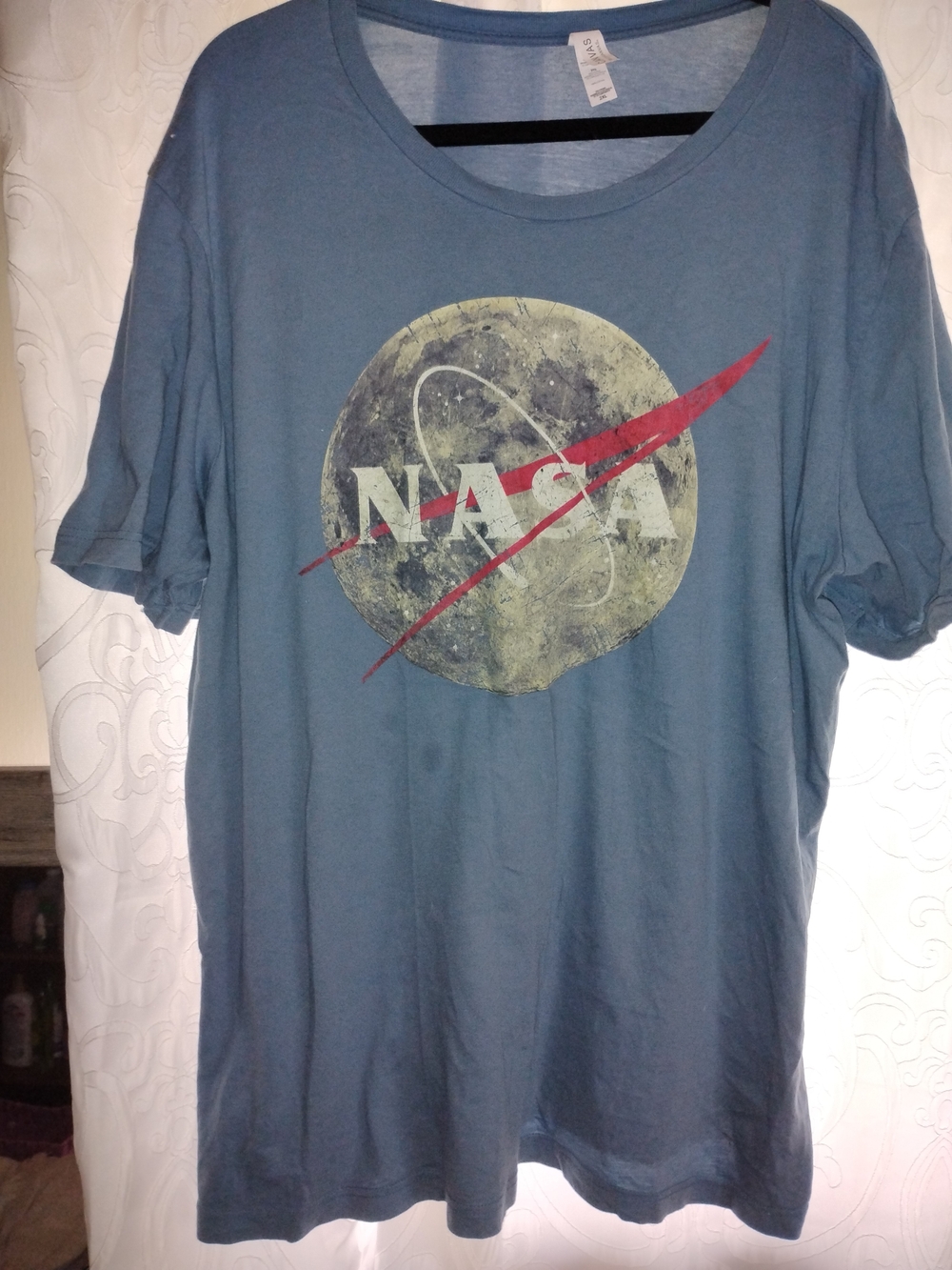 Bella Canvas Blue NASA Graphic Short-Sleeve Tee